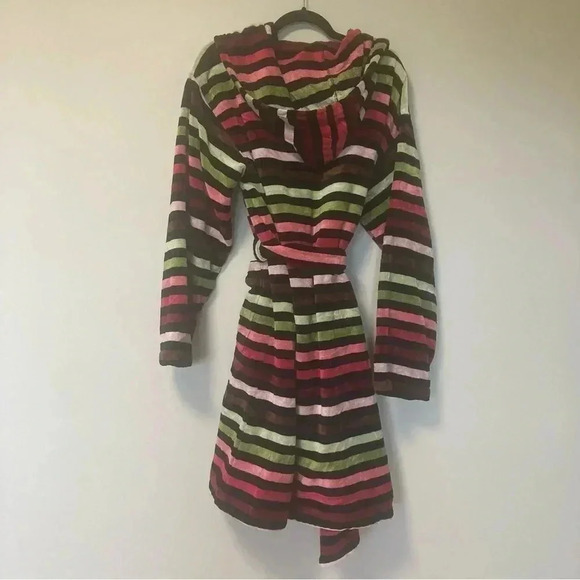 Sonia Ryliel Maison Striped Bathrobe with Hood - Picture 2 of 9